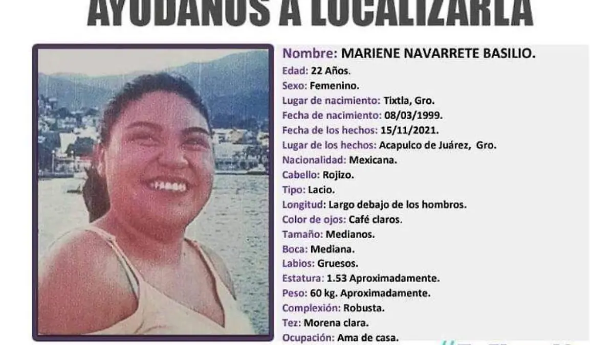 mujer desaparecida